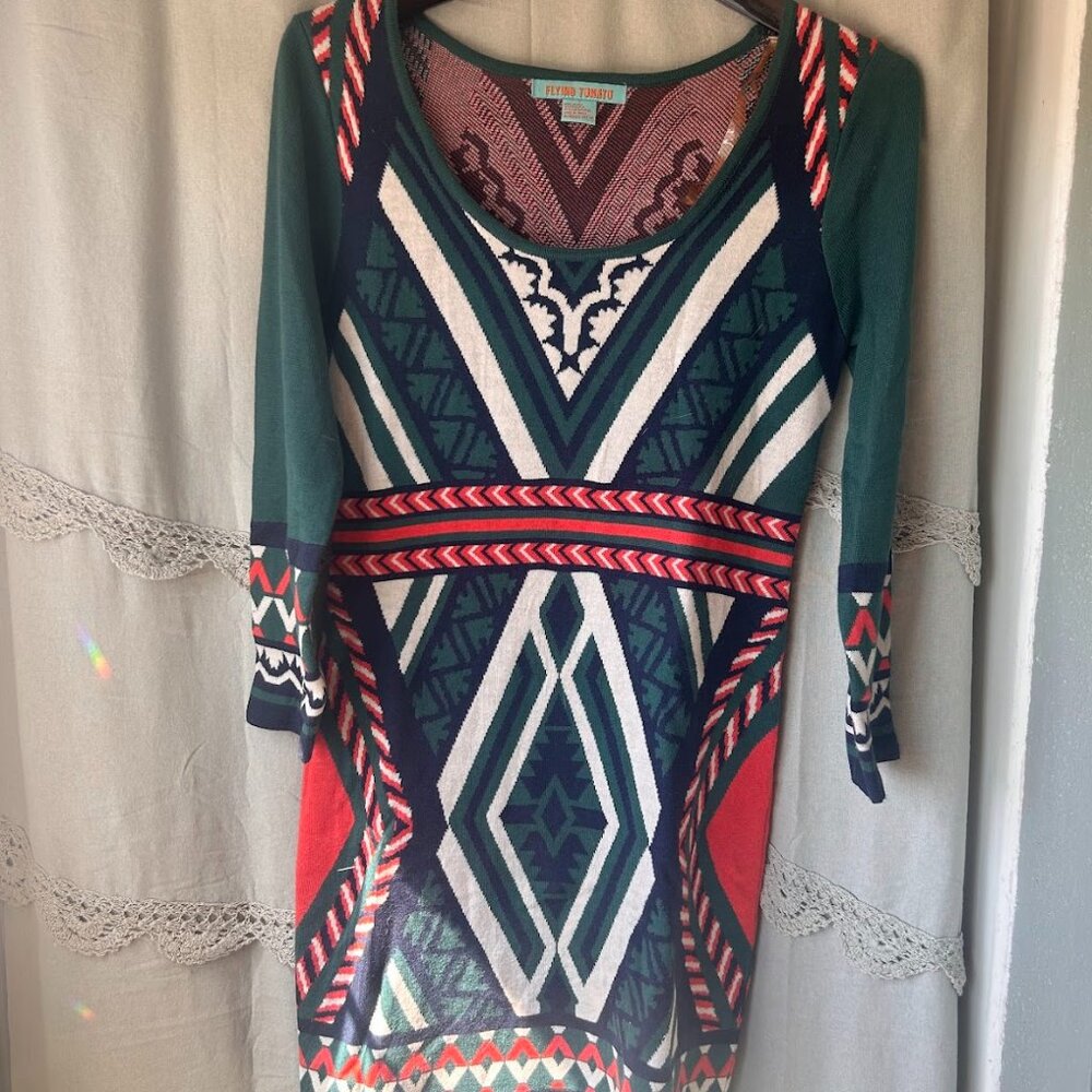 Anthropologie Flying Tomato Sz. Large Sweater Dress